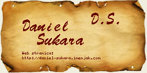 Daniel Sukara vizit kartica